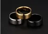 New Free shipping Top Quality Tungsten ring gold/black/silver men ring classic wedding party dress jewelry