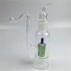 Bang de bang de bang en verre de 10 mm Pipes d'eau épais pyrex transparents pour fumer des plates-formes d'huile Bongs en verre mini bang de bécher coloré