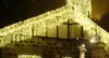 Großhandel BESTE 8M * 1M 378LED Vorhang Girlande String Lights Weihnachten Neujahr Weihnachten Urlaub Party Hochzeit Luminaria Dekoration Lampen Beleuchtung