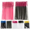 High Quality 50Pcs/Pack Disposable Eyelash Brushes Mascara Wands Applicator Wand Brushes Eyelash Comb Brushes Spoolers Makeup Tool Kit