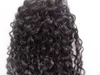 Sufia Brésilienne Extension de Cheveux Vierges Humains Lace Front Grade 7A Cheveux Produit Non Transformé Naturel Noir Bouclés 4 * 4 pouces Dentelle Fermeture