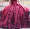 Sweetheart Lace Appliques Evening Dresses 3D-Floral Appliques Zipper Backless Prom Dresses Gorgeous Tulle Floor Length Evening Gowns