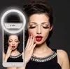 Mini Portable Charm Eyes 36 LED-ring Selfie Fyll Light Camera Photography Spotlight Flash Pocket Clip för iPhone / iPad / Samsung-telefoner / Tabletter
