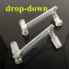 10 Joint Glass Drop Down Adapter Hookahs 3.5 Inch Option Female Male 14mm 18mm convert For Bong