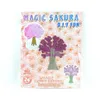 Iwish 2017 Japansk konstgjord magi växa sakura papper träd magisk jul växande träd skrivbord körsbärsblomsaker leksaker för barn 100st