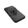 Mobiltelefonfodral Magnetiska bilringhållare Fodral 360 Holder Armor Leather Case Cover för iPhone Pro X XR XS Max 8 7 6s Plus E Note 9 8 S8 S9 S10 Plus J8M2