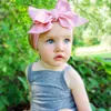 Spring and Summer Hot Style Children's Girls Baby Hair Band Kids Cloth Art Bow Wave Pattern Baby Girl Headbands Hair Accessories