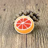 10 PCS Grapefruit Embroidered Patches for Clothing Iron on Transfer Applique Patch for Bags Jeans DIY Sew on Embroidery Sticker