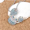 Alta Crab Cristal Qualidade 925 encantos de prata corrente Exagerado Colar completa jóias pingente de diamante nenhuma cadeia