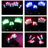 Novelty Lighting 6 styles Multi-Color Electronic LED Flashing Gloves colorful led Light Up Halloween Dance Rave Party Fun