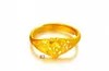 Vendita online moda anello placcato oro 24k da donna 10 pezzi molto stile misto, anelli placcati oro giallo cavo sezione drago DFMKR1