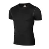 EU Men's Compression Shirt Running Base Layer Short Sleeve Tops258q