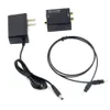 DM-HG44 Digitaler optischer koaxialer Toslink-Signal-zu-Analog-Audio-Konverter-Adapter mit optischem Fibelkabel, DC 2A-Netzteil, EU-US-Stecker