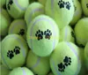 50 stks / partij goedkoopste Pet Dog Toy Tennis Balls Run Catch Throw Play Toy Chew Toys Willekeurige Kleuren