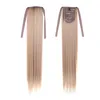 Mode Women039s Postiches De Queue De Cheval 50 cm 22 pouces 100g Extensions De Cheveux Synthétiques Cordon Queue De Cheval Cheveux Longs Raides Ponytai4099998