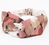 Retro Women Elastic Turban Twisted Knotted Headband Silk flower hair band accessories holiday party Hair Accessories