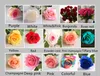 Großhandel 15 Farben Dekor Rose Künstliche Blumen Seidenblumen Real Touch Rose Hochzeitsstrauß Home Party Design Blumen Brautstrauß Beste Qualität