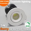 Foyer living sitting recessed micro Downlights miniature small adjustable outdoor ceiling mini 5W LED downlight COB dimmable down light