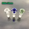 Wholesale 2016 New glass bowl With Honeycomb Screen Round Female Male 14mm 18mm Glass Bowl Water Pipe For glass bongs oil rig