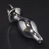 （12cmx3.5cm）大きなサイズの安全な素材の金属の肛門のおもちゃ、ステンレス鋼のお尻プラグ成人のセックス製品