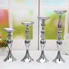 Nieuwste 50 cm kwaliteit gouden ijzeren bloem bal metalen stand bruiloft tafel centerpieces