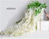 Nouvelle Fleur De Soie Artificielle 1.6 Mètre Wisteria Vigne Rotin Pour Décorations De Fête De Mariage Bouquet Guirlande Maison Ornement DHL gratuit
