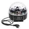 Epacket Mini Digital LED RGB Crystal Magic Ball Effect Light DMX512 Disco DJ Stage Lighting Lampe à lumière en gros activée par la voix