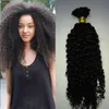 Natural Mongolian Afro Kinky Bulk Hair 100g Kinky Afro Haar Bulk menschliches Haar zum Flechten ohne Anhang Kinky Curly