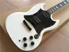 Nouvelle arrivée de haute qualité modèle classique haut service guitare couleur blanche Angus Young Style, disponible guitare électrique