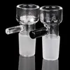 2 pièces 14mm 18.8mm bols en verre filtre flocon de neige pour conduites d'eau en verre et bangs bol à fumer en verre collecteur de cendres