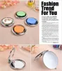 Crystal compact mirror Free Logo Print Engraved Cosmetic Magnifying Make Up Wedding Gift for Guests D