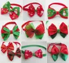 200 %/lot kerstvakantie Pet Puppy Dog Cat Bow Ties Leuke stropdassen Kraagaccessoires Verzorging P08