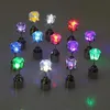 Crown LED Electronic Stud Earrings Flash Lights Strobe Luminous Earring Party Magnets Fashion Earring Lights Christmas Gift 9 Colors choose