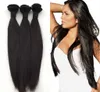 Unprocessed brazilian weave Malaysian Indian Peruvian Virgin Hair Weave 8-30inch Natural Color Straight 100% Human Hair Weft Extension