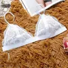 Bras Wholesale- FEITONG 7 Color Women Floral Sheer Lace Bralette Bra One Piece Wireless Unpadded Cute Ladies Crop Top Lingerie &121