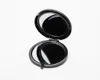 Hot Black Chrome Compact Mirror Puste Spersonalizowane Powiększone Makeup Kosmetyczne Lustro Favors Gift # M070SB Drop Shipping