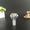 Två funktioner Vattenrör Glasskål Adaptrar Glas Dome Nail Bong Tillbehör 18.8mm 14.5mm Jiont för örtökning Bong