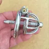 chastity devices male cock cages chastity device penis plug new small male chastity device with urethral catheter BDSM stainless steel