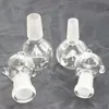 Intensifiering glas bong skål för glas bong bubbler ash catcher drop down adapter glas rökning skål manlig kvinnlig gemensam 14mm 18mm