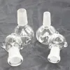 Intensification Verre Bong Bol pour Verre Bong barboteur Cendrier adaptateur déroulant Verre fumer Bol mâle femelle joint 14mm 18mm