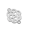 Beadsnice Sterling Silver Filigree Connector Pendant Link Jewelry Findings Cloud Shape Filigree Component for Necklace Making ID 34874