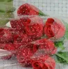 Regali promozionali fiori artificiali fiori artificiali rose rosa singola san valentino rose pesca