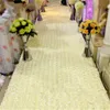 rose petal aisle runners