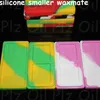 boxes wholesale Nonstick Wax Containers 6 in 1 titanium nail silicone small waxs mate pad fit glass pipes