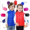 2016 neue warme Kinder Weste ärmellos Cost-ultra Licht warmer Mantel Outdoor-Sport Kinder Daunenjacke outwear für 2-7 Jahre altes Baby