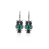 Fashion ladies Jewelry sets Vintage owl turquoise statement necklaces earrings jewelry set for women wholesale on sale