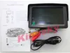 Kablosuz 43 Quot TFT LCD Monitör 7 LED IR Reversing Kamera Araba Arka Görünümü Kit5082616