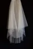 ホットハイト品質ベストセールロマンチックエルボホワイトアイボリーカットエッジベールブライダルヘッドピースのウェディングドレス
