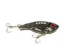 Hengjia 80sts nya 5,5 cm 11g 8 # krokar (VIB009) Design VIB Fiske Lures Fiskehantering Vibrator Lure Bait Spoon Metal Lures