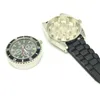 Moda relógio de pulso estilo moedores de ervas moedor de metal presente para amigo2449042